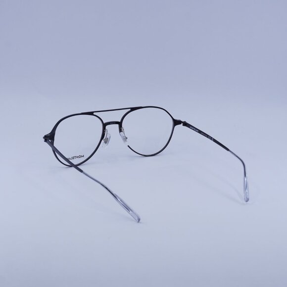 Montblanc MB0195O 001 Eyeglasses Black 55mm Aviator Frame - Picture 9 of 11
